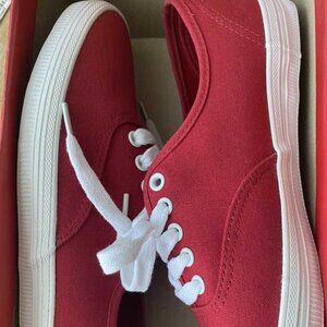 RED SNEAKERS BY AMERICAN EAGLE $25